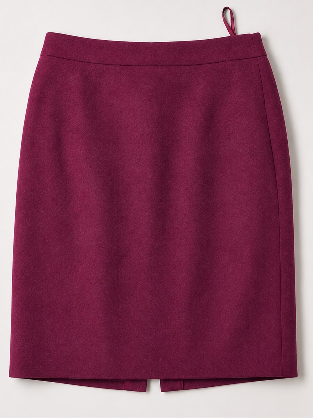 J.Crew Wool Blend The Pencil Skirt Burgundy Pink Career Office Skirt Size 6